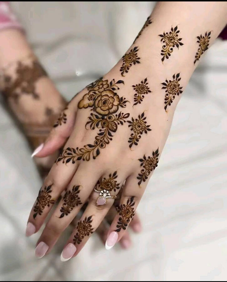 full hand party henna full hand party henna